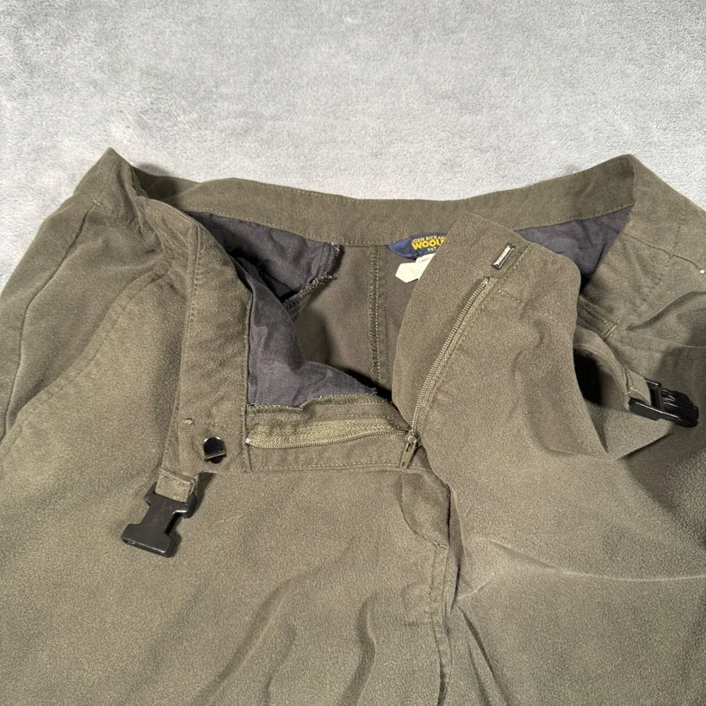 Vintage Woolrich John Rich & Bros Buckle Waist Outdoor Pants 32x28 Olive Gorp